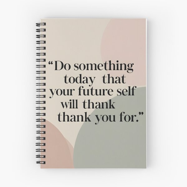 Aperçu de l'œuvre Affiche « Faites quelque chose aujourd'hui pour lequel votre futur vous remerciera » créée et vendue par Printtplus.