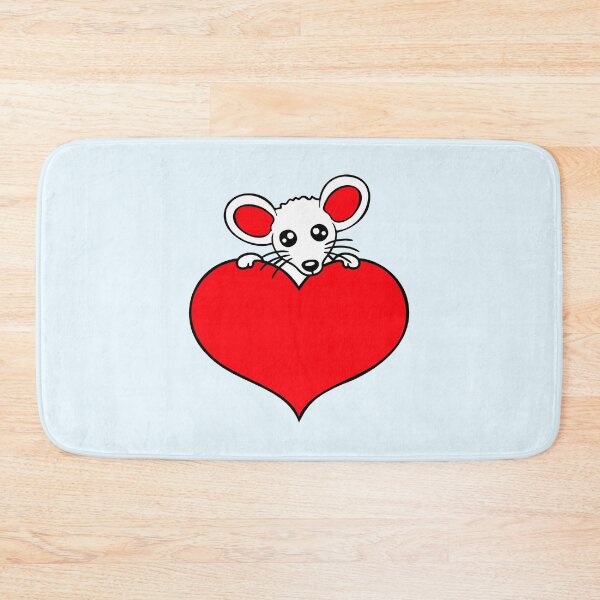 Item preview, Mouse Heart Love Symbol Favorite Animal Pet Cute designed and sold by shirt-o-mat.
