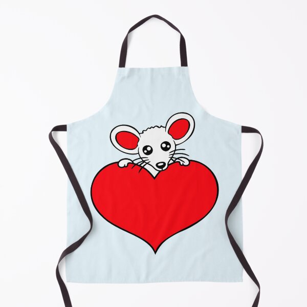 Item preview, Mouse Heart Love Symbol Favorite Animal Pet Cute designed and sold by shirt-o-mat.