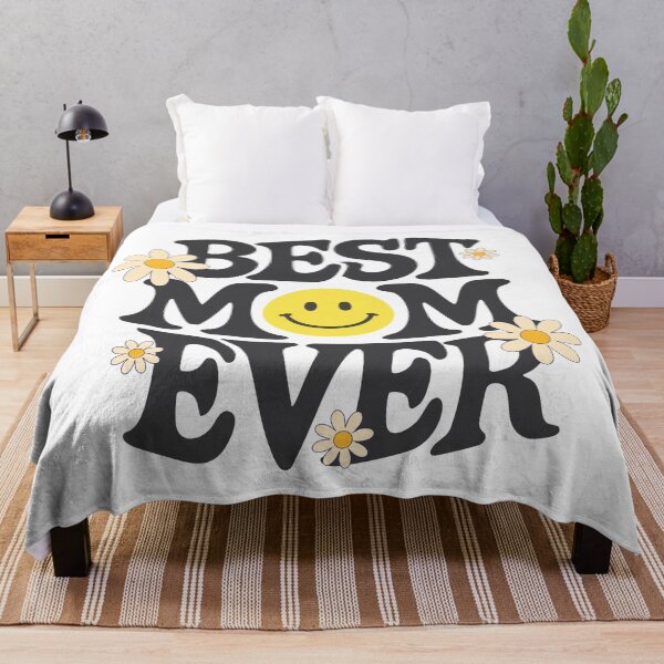 Item preview, Best Mom Ever Shirt - Retro Bold Daisy Smile Typography Mother's Day Gift designed and sold by MiniindY Pop.