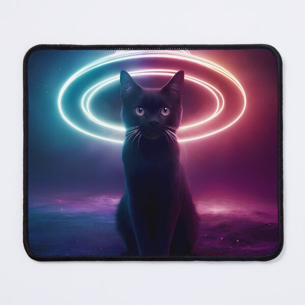 Item preview, Cat's neon cosmic odyssey designed and sold by Paul-Place.
