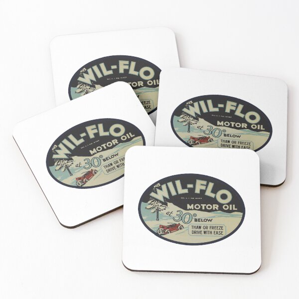 Item preview, Vintage Wil Flo Motor Oil  designed and sold by QuayTradingCo.