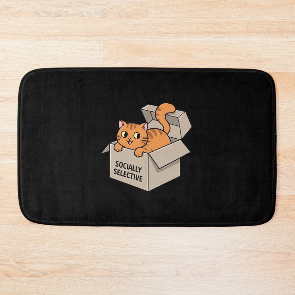 Item preview, Socially Selective Cat designed and sold by Meow Cat.