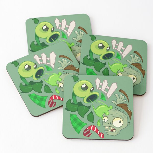 Item preview, Pea vs a zombie designed and sold by Imaplatypus.