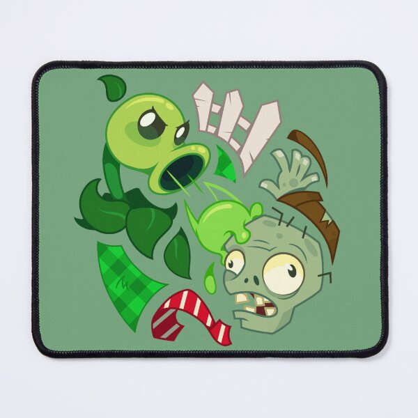 Item preview, Pea vs a zombie designed and sold by Imaplatypus.