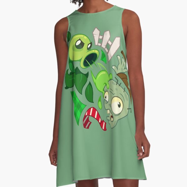 Item preview, Pea vs a zombie designed and sold by Imaplatypus.