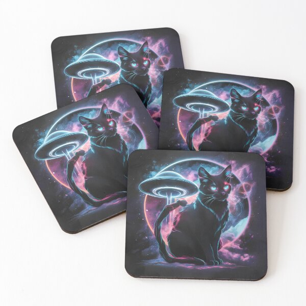 Item preview, Cosmic cat in neon dust designed and sold by Paul-Place.