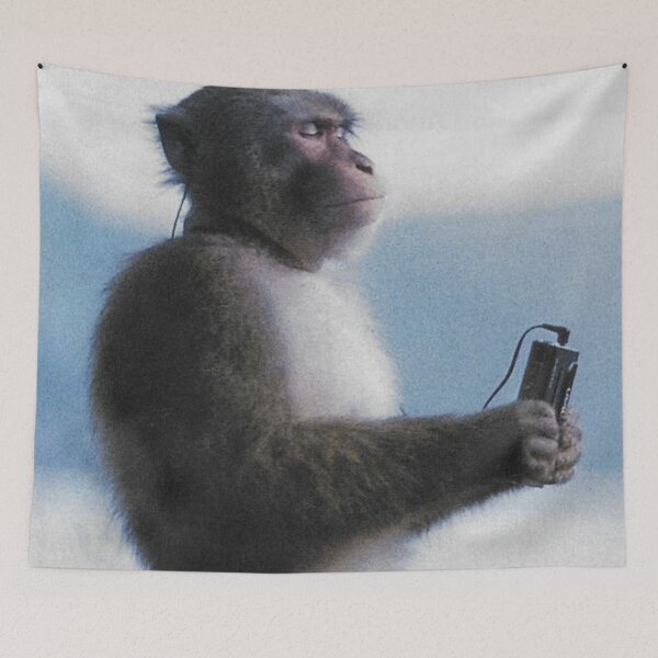Item preview, Chill monkey listening to music designed and sold by sigmawears.