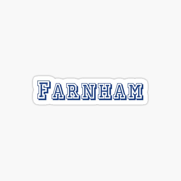 Farnham Stickers Redbubble