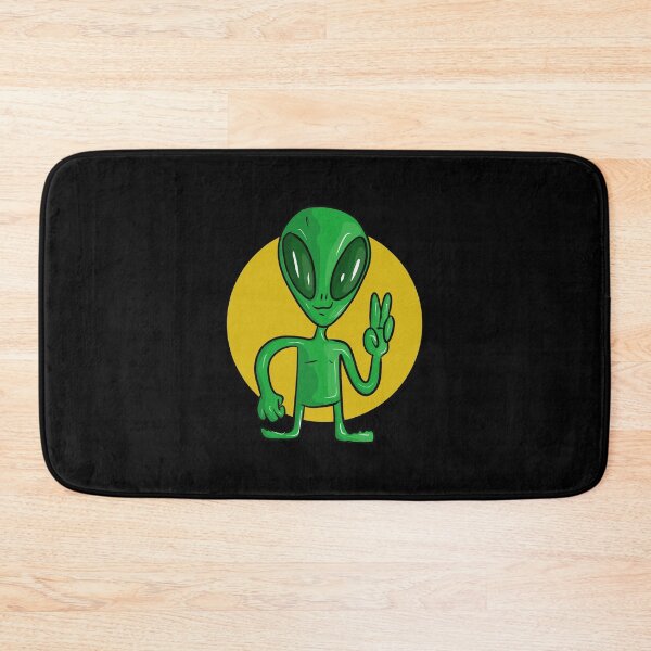 Item preview, Small alien waving with a message of peace designed and sold by Joncasmiart.
