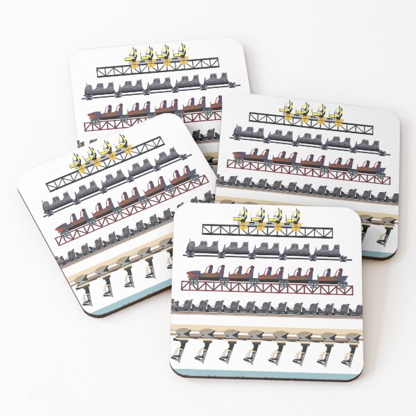 Item preview, Alton Towers Coaster Trains Design designed and sold by CoasterMerch.
