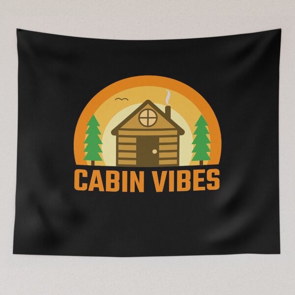 Item preview, Cabin Vibes, Outdoor Mountain Camping Adventures  designed and sold by Sunserize Designs.