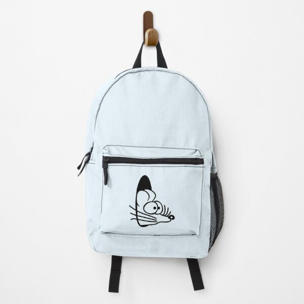 Item preview, Mouse Looks out of a Wall Hole Cute Funny Comic designed and sold by shirt-o-mat.