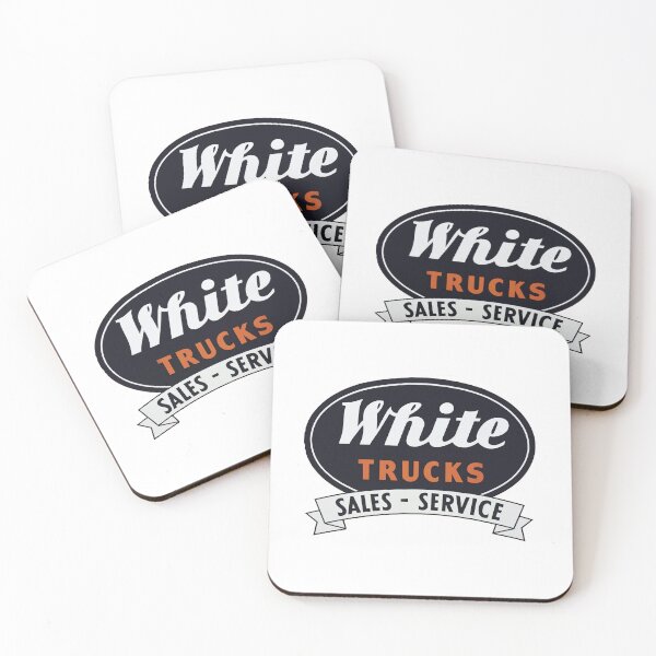 Item preview, Vintage White Trucks Sales Service designed and sold by QuayTradingCo.
