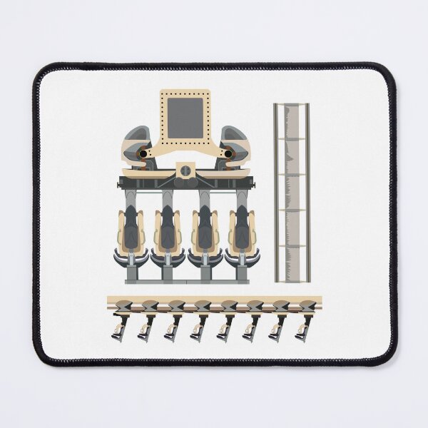Item preview, Nemesis OG Alton Towers Coaster Train Design designed and sold by CoasterMerch.