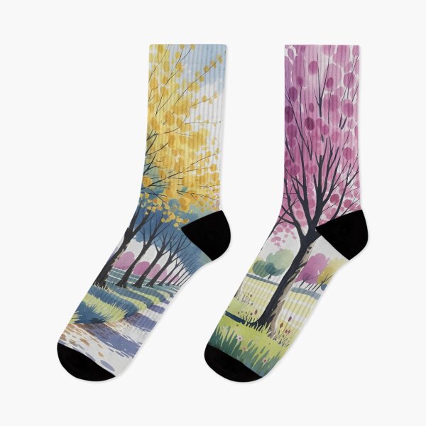 Item preview, Between Gold and Pink: An Alley in Bloom designed and sold by AJSRPrints.