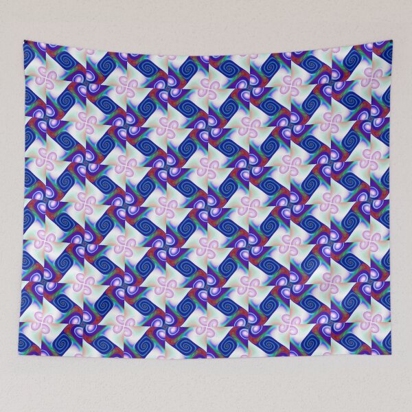 Item preview, Azure Spirals: A Repeating Galaxy designed and sold by bloorose.