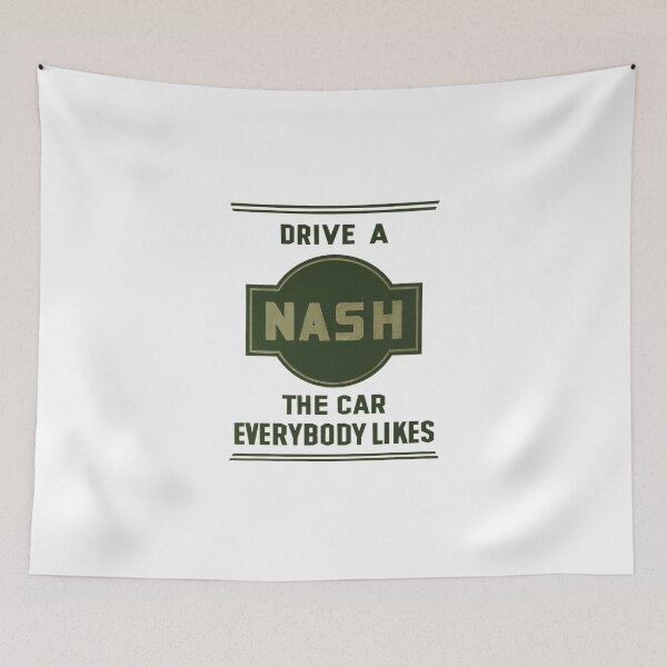 Aperçu de l'œuvre Vintage Drive A Nash - The Car Everybody Likes créée et vendue par QuayTradingCo.