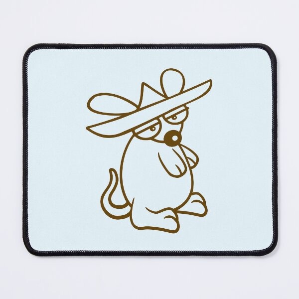Item preview, Mouse Big Hat Sombrero Sad Tired Bored Look Funny designed and sold by shirt-o-mat.