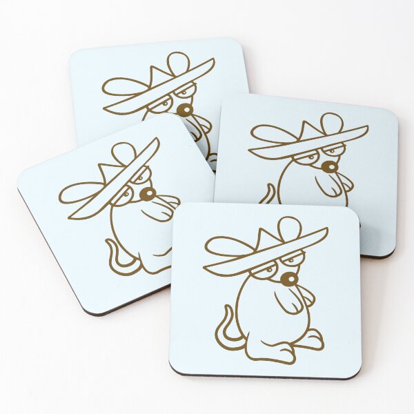 Item preview, Mouse Big Hat Sombrero Sad Tired Bored Look Funny designed and sold by shirt-o-mat.