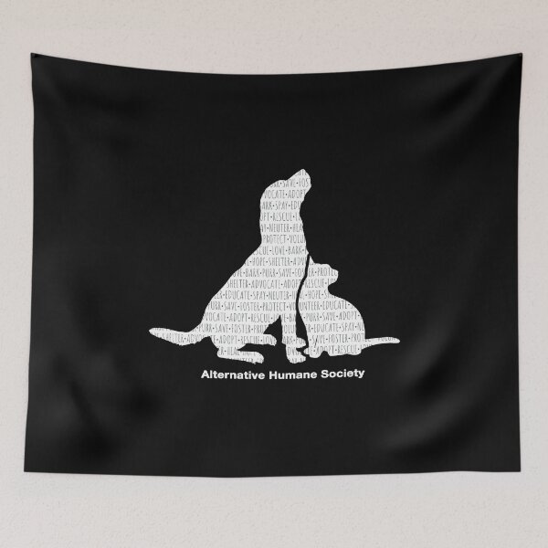 Item preview, Paws for a Cause – Dog and Cat Rescue Silhouette Design by Alternative Humane Society designed and sold by Alternative Humane Society.