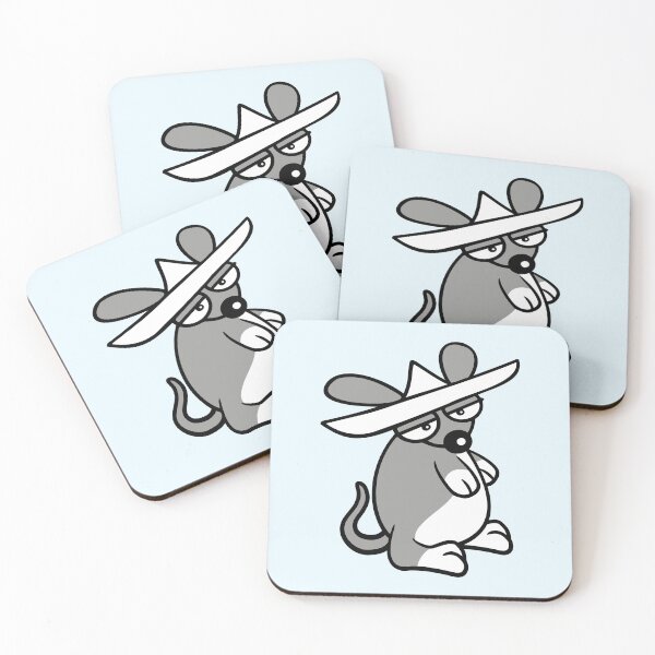 Item preview, Mouse Big Hat Sombrero Sad Tired Bored Look Funny designed and sold by shirt-o-mat.