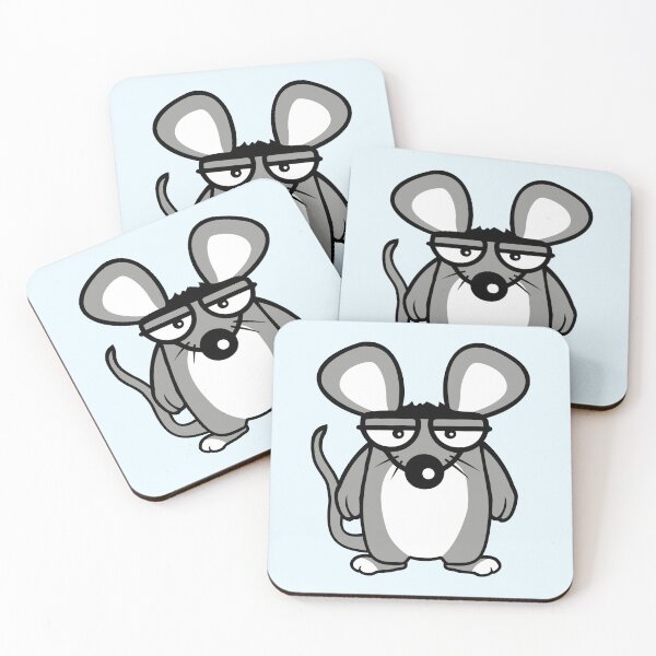 Item preview, Mouse Looks Angry Frustrated Disappointed Funny designed and sold by shirt-o-mat.