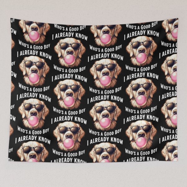Item preview, Golden Retriever- I already know who is a Good Boy designed and sold by BuchitosCorner.