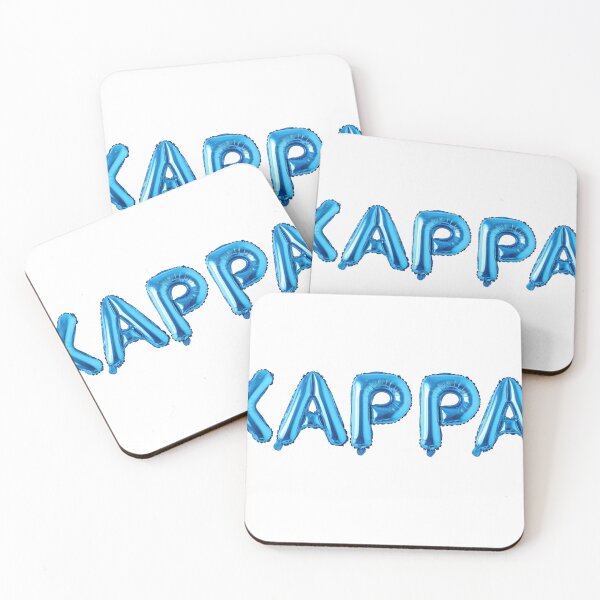 Item preview, Kappa Kappa Gamma (KKG) Balloon Letters-BLUE designed and sold by skybluepink studio.
