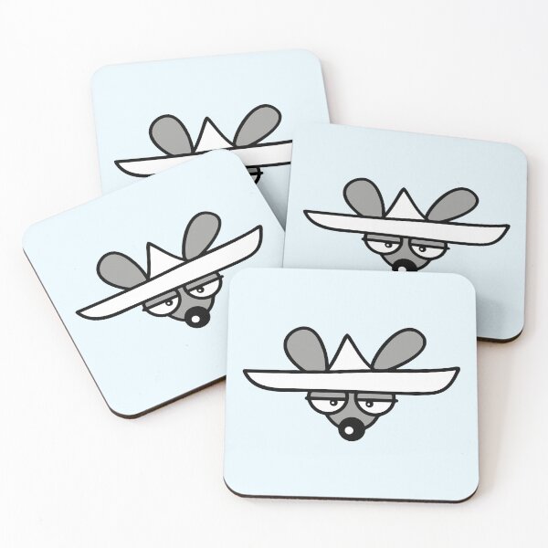 Item preview, Mouse Big Hat Sombrero Sad Tired Bored Look Funny designed and sold by shirt-o-mat.