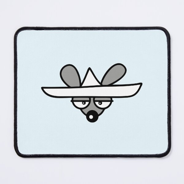 Item preview, Mouse Big Hat Sombrero Sad Tired Bored Look Funny designed and sold by shirt-o-mat.