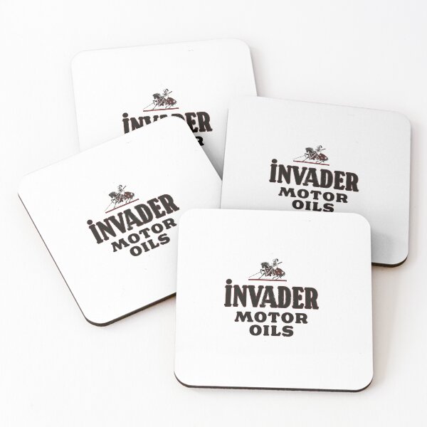 Item preview, Vintage Invader Motor Oils designed and sold by QuayTradingCo.