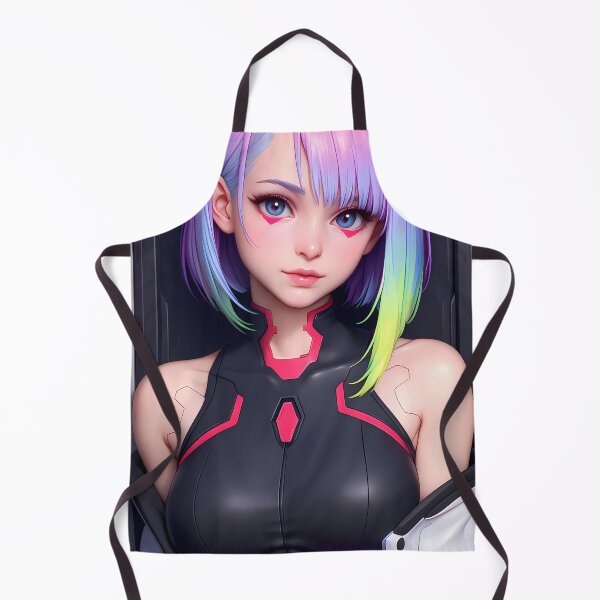 Item preview, Lucy Cyberpunk Edgerunners Neon Tech Style Anime Girl Waifu Beauty designed and sold by mildaclairmo.