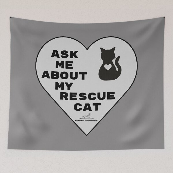 Item preview, Ask Me About My Rescue Cat – Proud Rescue Cat Advocate Design designed and sold by Alternative Humane Society.