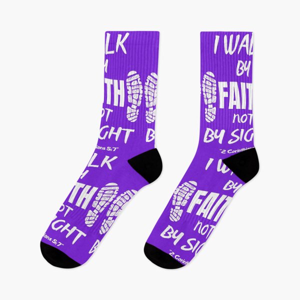 Item preview, I WALK BY FAITH NOT BY SIGHT designed and sold by Flavaprints4u.