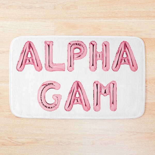 Item preview, Alpha Gamma Delta (AGD) Balloon Letters-RED designed and sold by skybluepink studio.