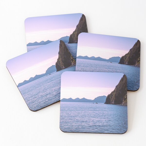 Item preview, Mountains and Ocean in Kenai Fjords National Park designed and sold by JackieMCreates.