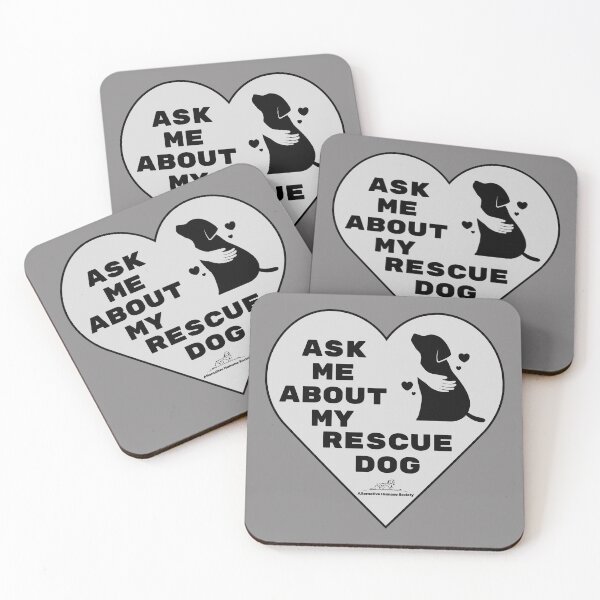 Item preview, Ask Me About My Rescue Dog – Rescue Dog Love in a Heartfelt Design designed and sold by Alternative Humane Society.