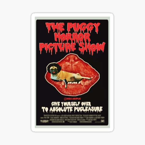 puggy horror Sticker