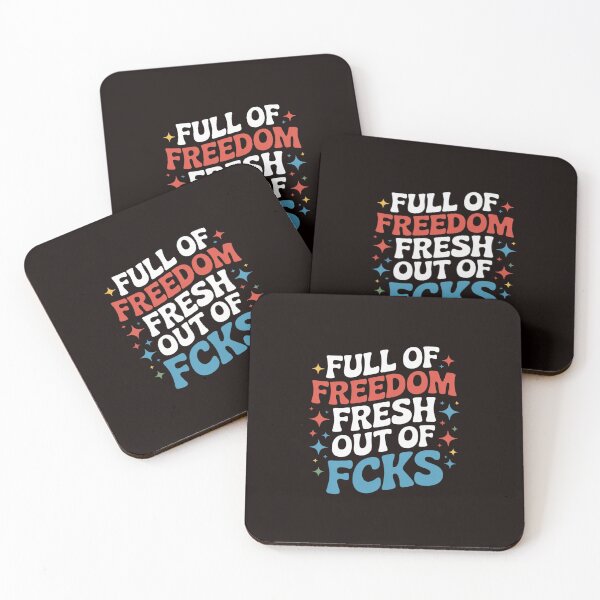 Item preview, Full Of Freedom Fresh Out Of Fucks designed and sold by MAKOPOKOShop.