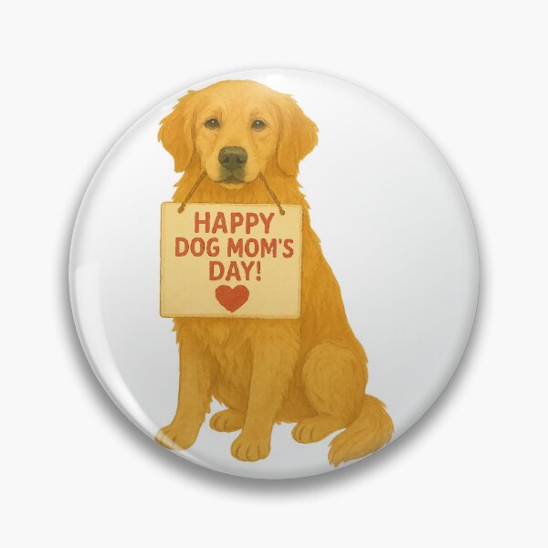 Artikelvorschau, Golden Retriever Liebe – Happy Dog Mom's Day Aquarell-Design entworfen und verkauft von AbstractAnom.