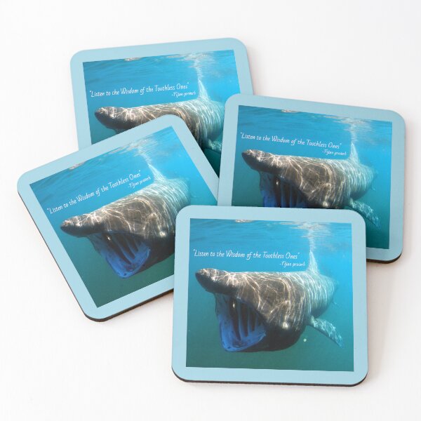 Item preview, Basking Shark Wisdom designed and sold by kingdrygoods.