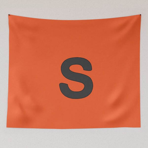Item preview, letter s black designed and sold by ZiphGames.