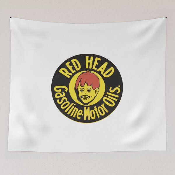 Item preview, Vintage Red Head Gasoline and Motor Oils designed and sold by QuayTradingCo.