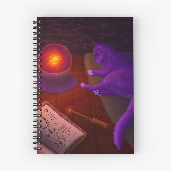Item preview, Magic Study Accompanied by Cat Familiar  designed and sold by Transcendragons.