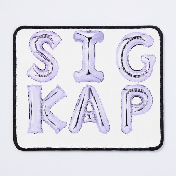 Item preview, Sigma Kappa (SK) Balloon Letters-PURPLE designed and sold by skybluepink studio.