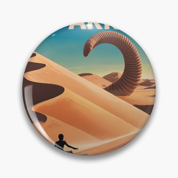 Item preview, Visit Arrakis – Vintage Distressed Surf Style Dune Sci-Fi Classic  designed and sold by Printtplus.