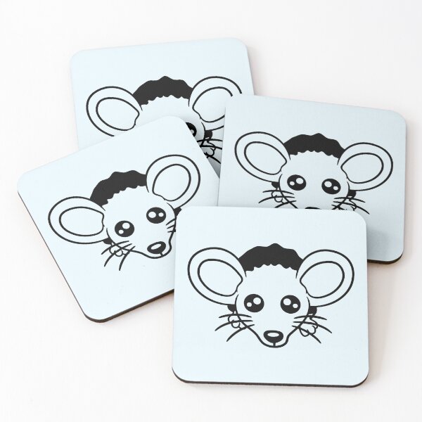 Item preview, Mouse Looks out of a Wall Hole Cute Funny Comic designed and sold by shirt-o-mat.