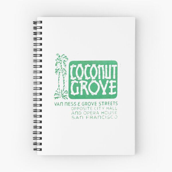 Item preview, Vintage Coconut Grove - San Francisco, California designed and sold by QuayTradingCo.