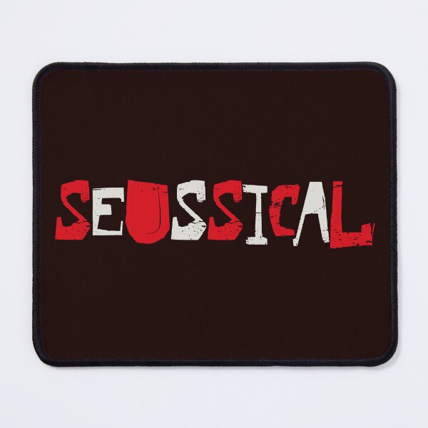 Item preview, Seussical the musical red and white lettering designed and sold by Shus-arts.